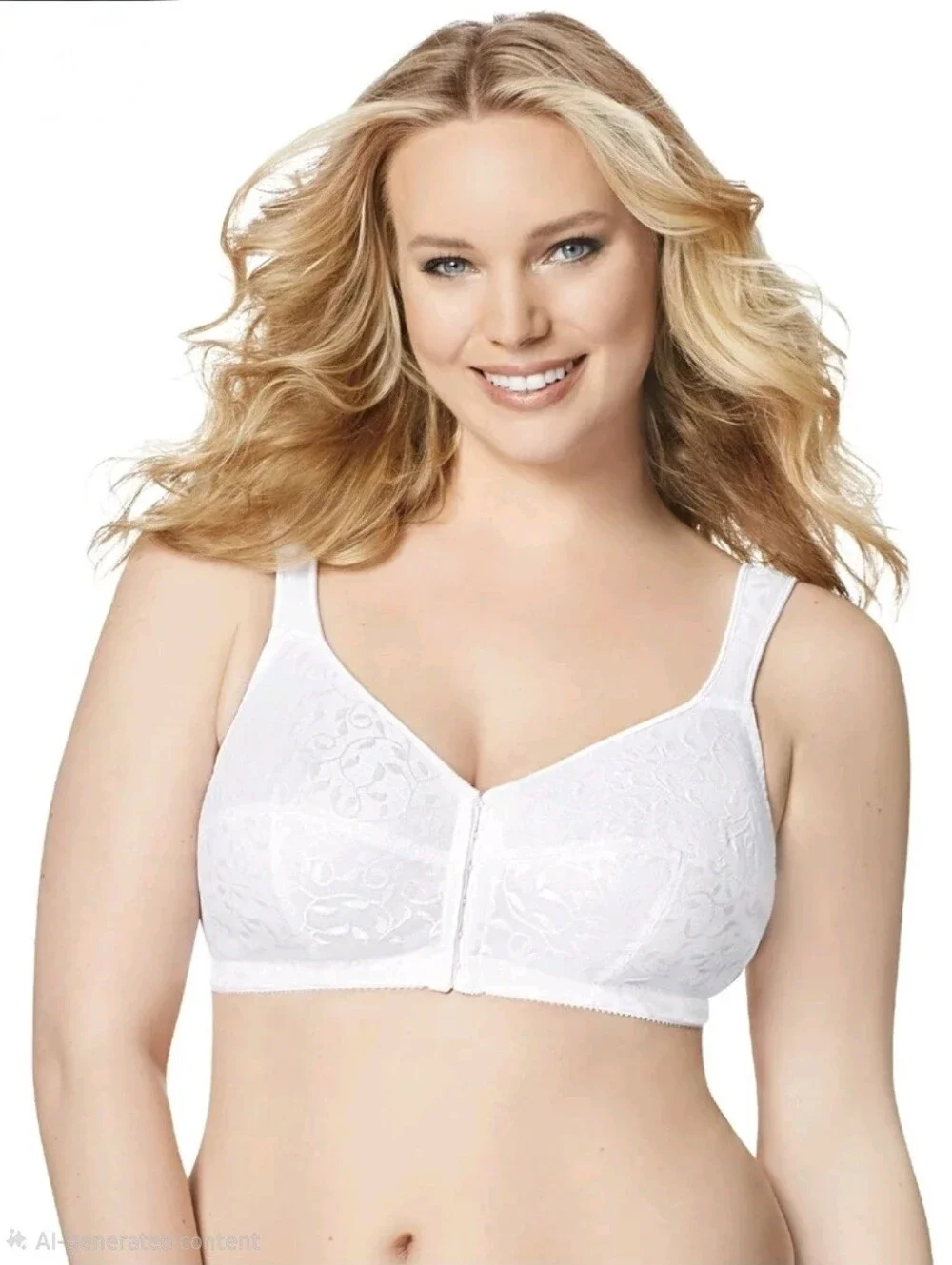 Playtex Women's Easy On Front Close Wirefree Bra 44B New